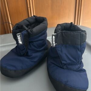 Navy Blue Kids Booties MEC size small 0-12mo